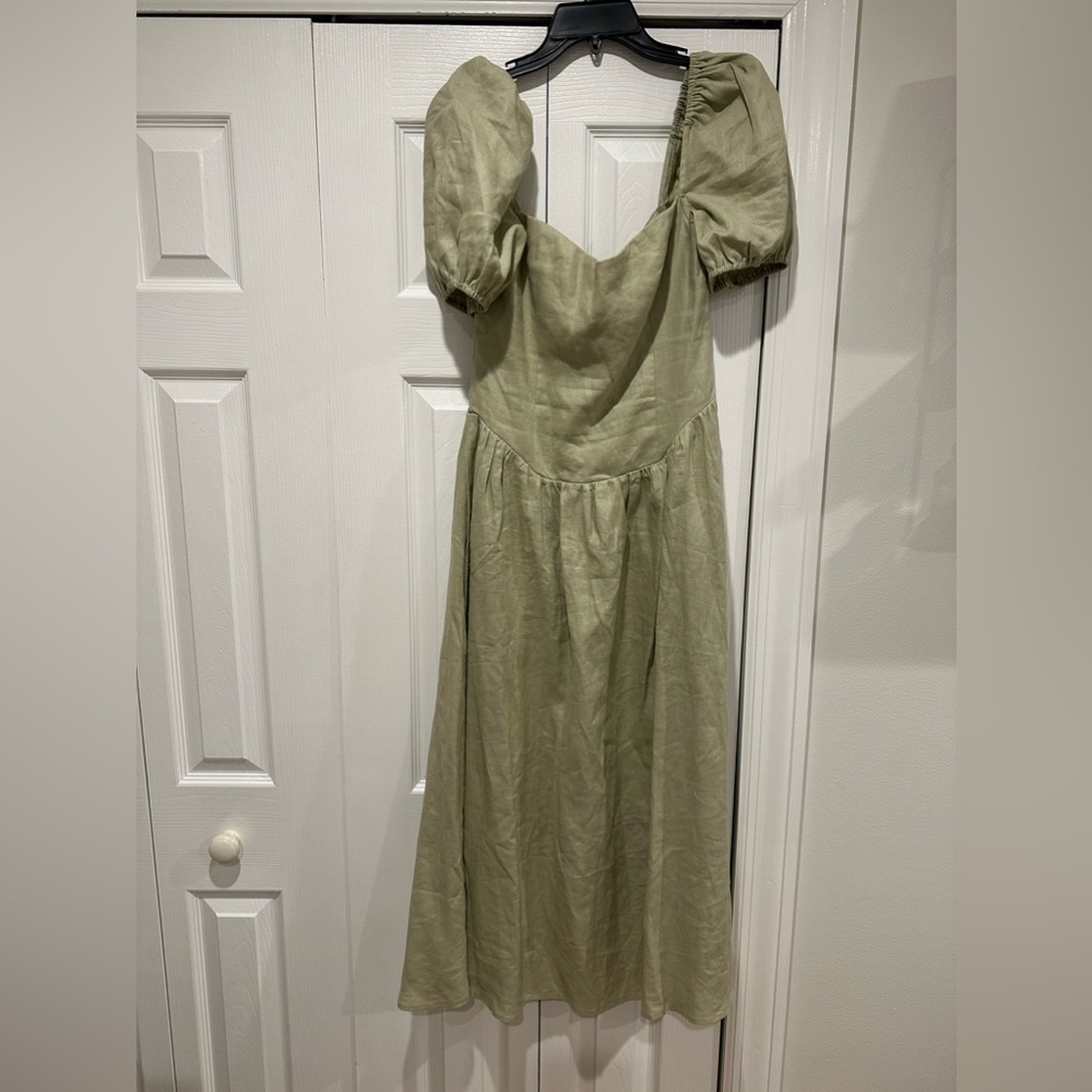 Reformation Davila Linen Dress - Picture 3 of 9